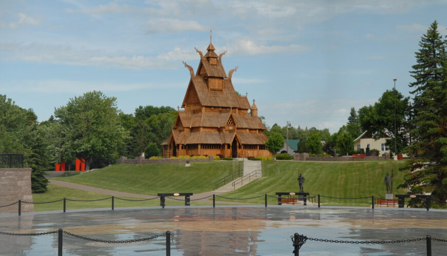 Stave Church - Scandinavian Heritage Park - Minot, North Dakota