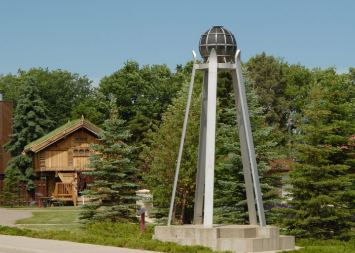 Eternal Olympic Flame  - Scandinavian Heritage Park - Minot, North Dakota